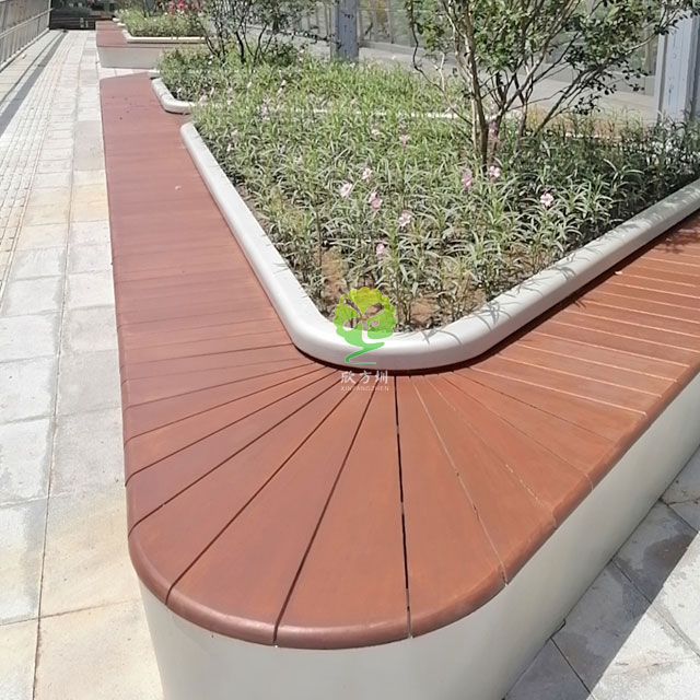 不銹鋼花池坐凳美化深圳前?？缃止珗@G9天橋城市戶外景觀